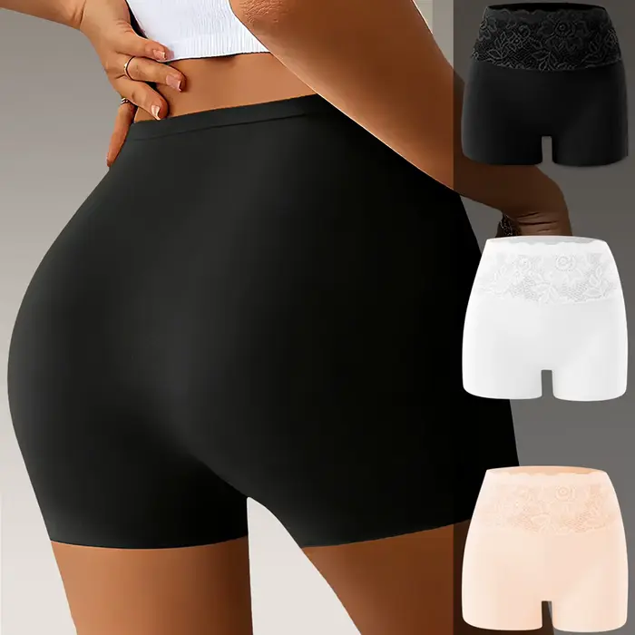 Shorty gainant taille haute pour femme