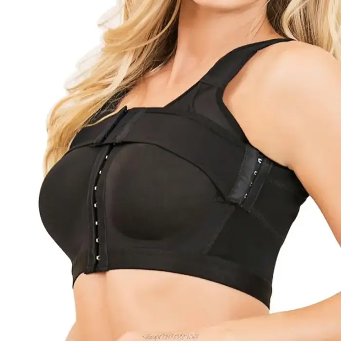 Soutien-gorge post-chirurgical à fermeture frontale pour femmes