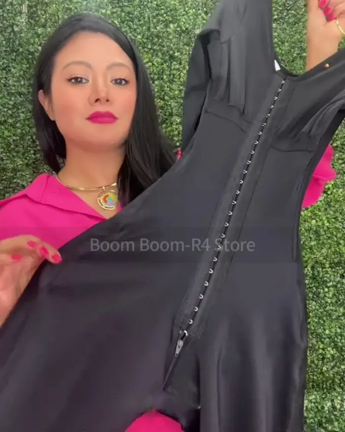 Combinaison Shapewear à manches courtes