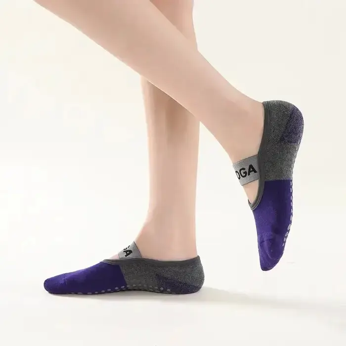 Chaussettes de Yoga antidérapantes professionnelles pour femmes