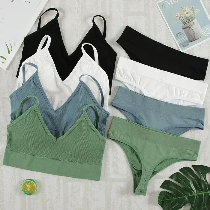 Ensemble de Soutien-Gorge et Culotte pour Femme