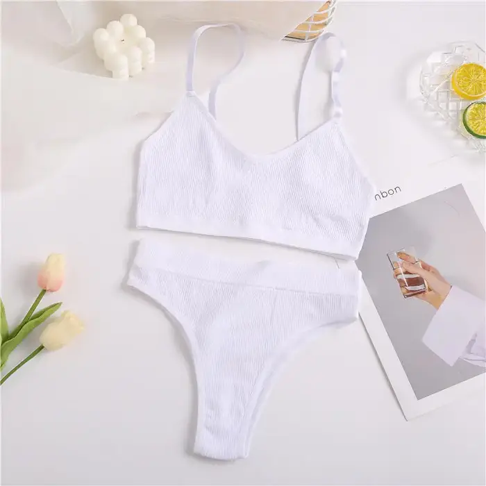 Femmes soutien-gorge ensemble culotte Sexy Push Up Bralette femme Fitness sous-vêtements sans coutur