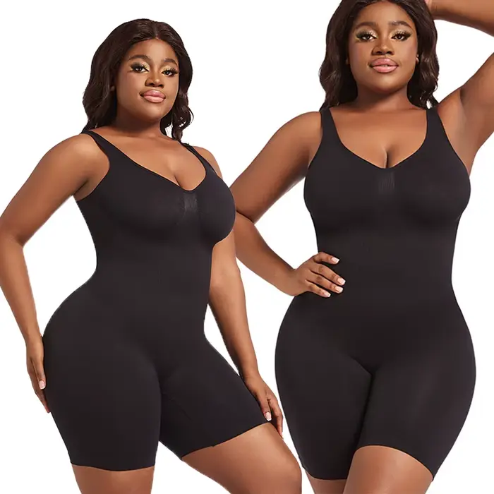 Body gainant amincissant pour femme grande taille