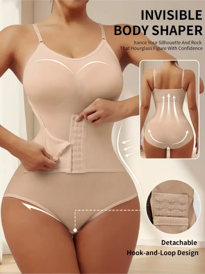 Body sculptant uni pour femme — Gaine amincissante ventre plat