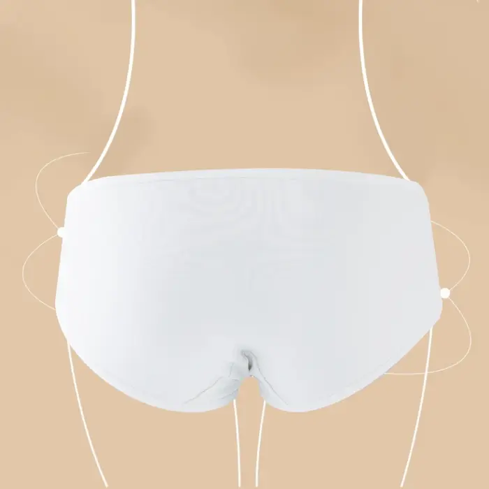 Grande taille 7 pièces sous-vêtements jetables femmes culottes coton filles slips blanc lingeries solide culotte respirant femme intimes