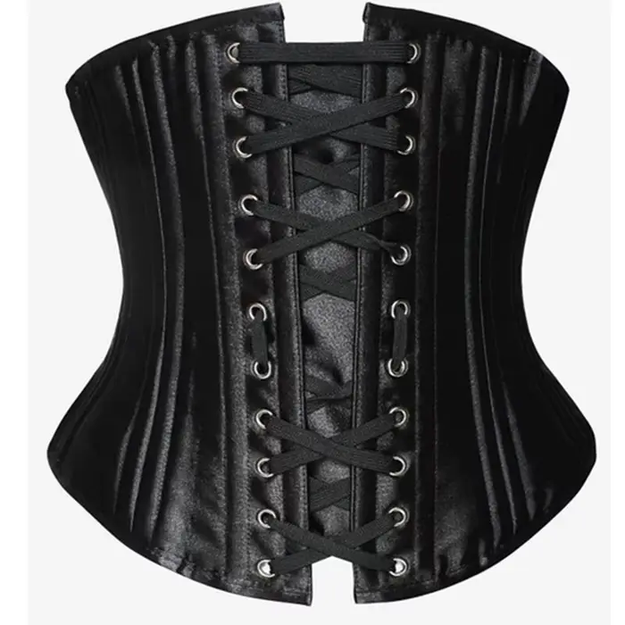 XS à 6XL sous le buste Corset 24 acier désossé corps Shaper gothique Sexy femmes