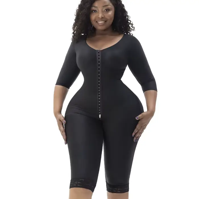 360 °   Body complet Lipo post-op récupération Shapewear Body cuisse et bras formateur bout à bout c