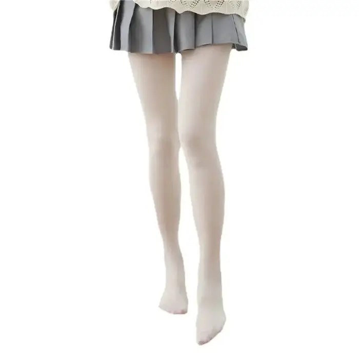 Collants Lolita 120D blanc lait