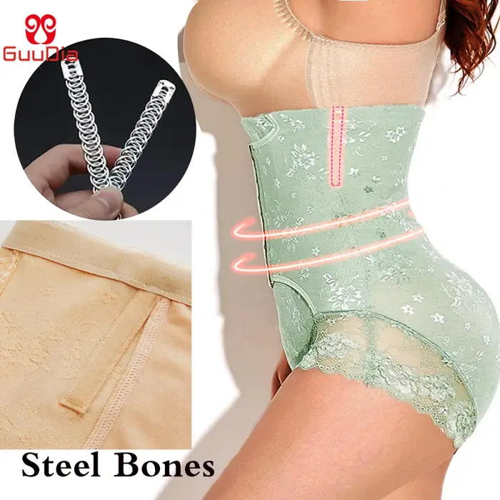 GUUDIA taille haute formateur corps Shaper culotte facile salle de bain Shapewear Shorts ventre contrôle