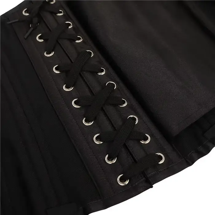 XS à 6XL sous le buste Corset 24 acier désossé corps Shaper gothique Sexy femmes