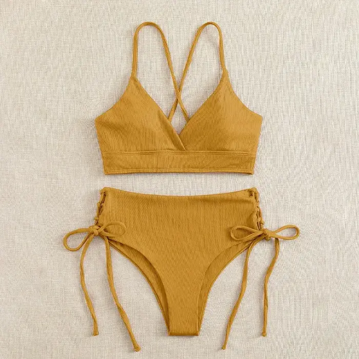 Ensemble Bikini taille haute pour femmes