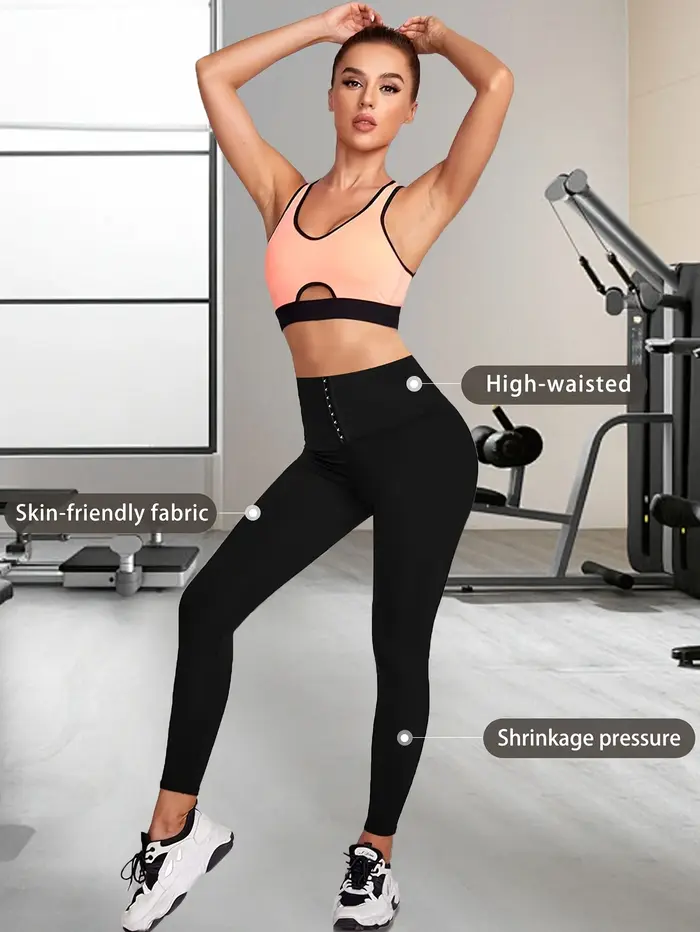 Leggings façonnant taille haute pour femme