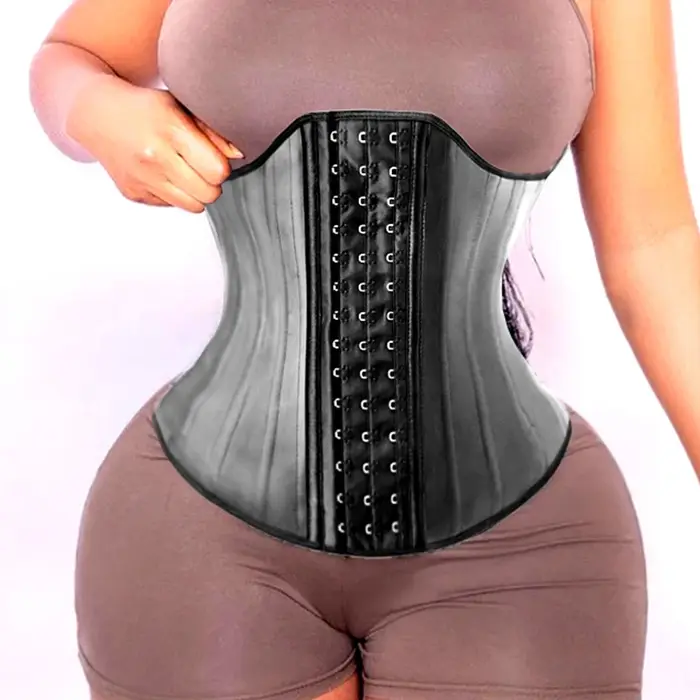 XXS Latex taille formateur Shapewear avec 25 os en acier Fajas colombien ceinture corps Shaper
