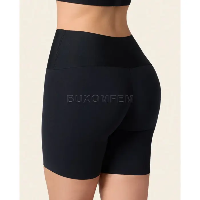 Short de mise en forme abdominale taille haute