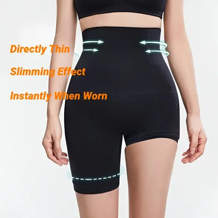 Culotte gainante sans couture taille haute pour femme