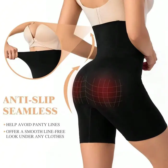 Pantalon d'entraînement façonnant taille haute sans couture, adapté aux femmes, contrôle des hanches