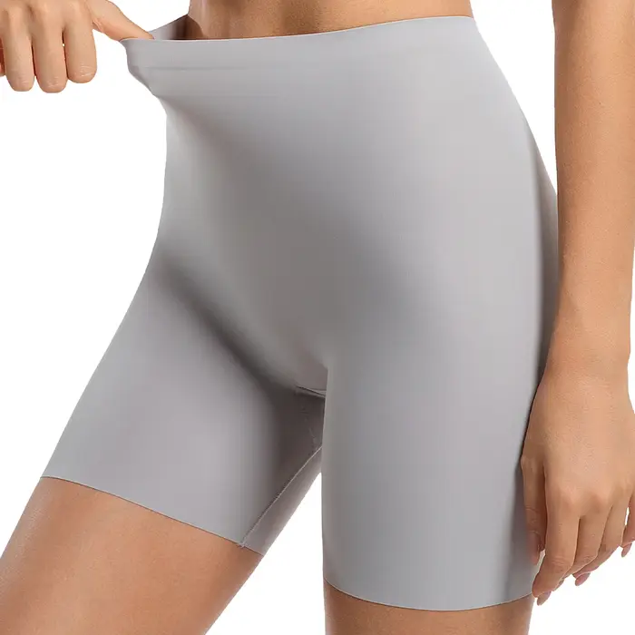 Flarixa-Culotte short taille haute sans couture pour femme