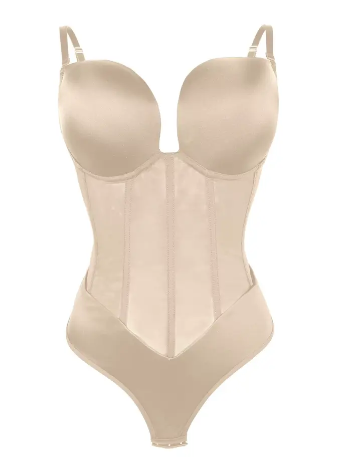 Body gainant amincissant pour femme