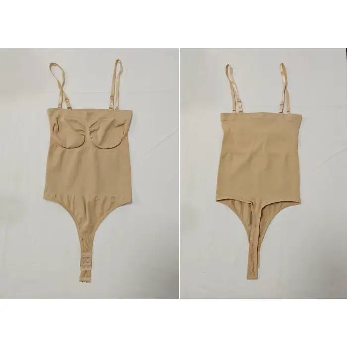 Body gainant femme string corset sans bretelles