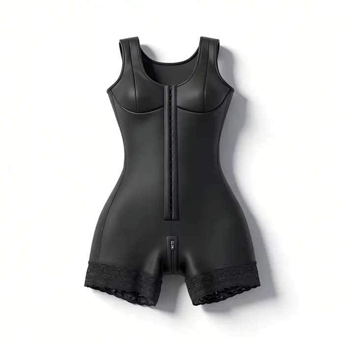 Body gainant amincissant pour femme à haute compression avec broches de maintien de la poitrine