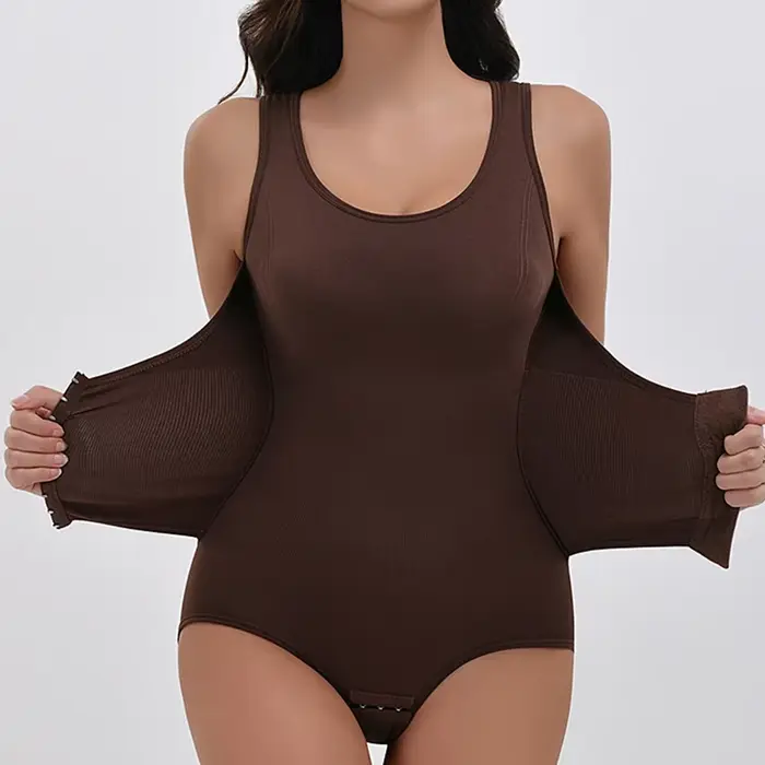 2025 nouveau Body Shapewear avec ceinture à glissière femmes ventre contrôle Fajas corps Shaper taille formateur minceur Cincher hauts Corset