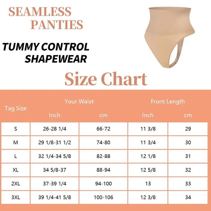 TUNIControl-String sans couture pour femme