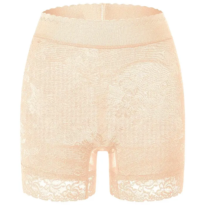 Femmes fesse ouvert hanche butin Shorts dentelle bout