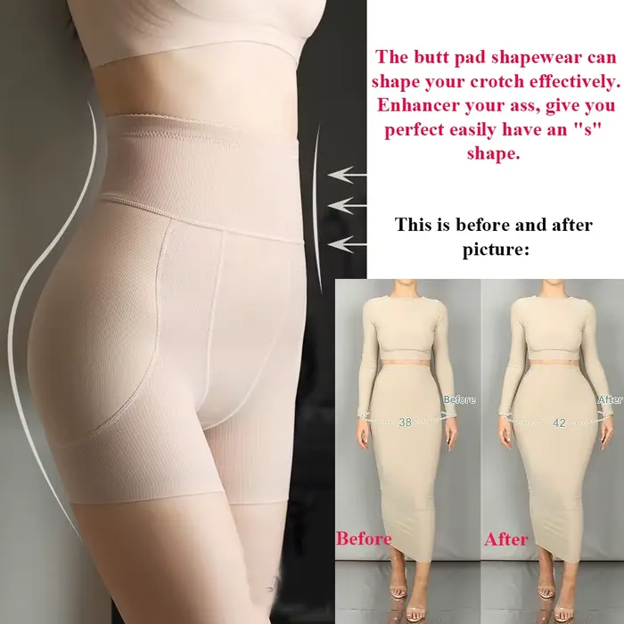 Bout à bout rehausseur sous-vêtements taille haute femmes ventre serrage culotte hanche Shapewear fesses corps Shaper bout à bout coussin culotte