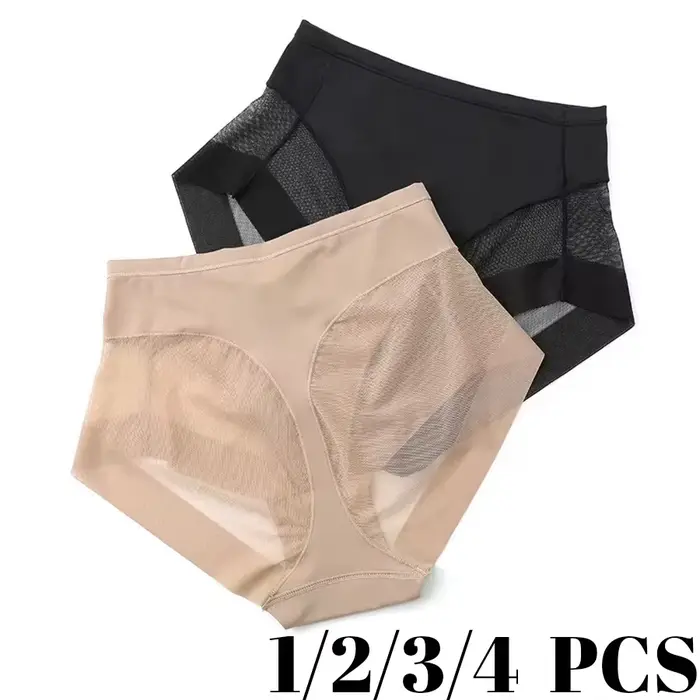 1/2/3/4 pièces femmes minceur culottes taille haute ventre contrôle slips femme formateur façonnage caleçon bout