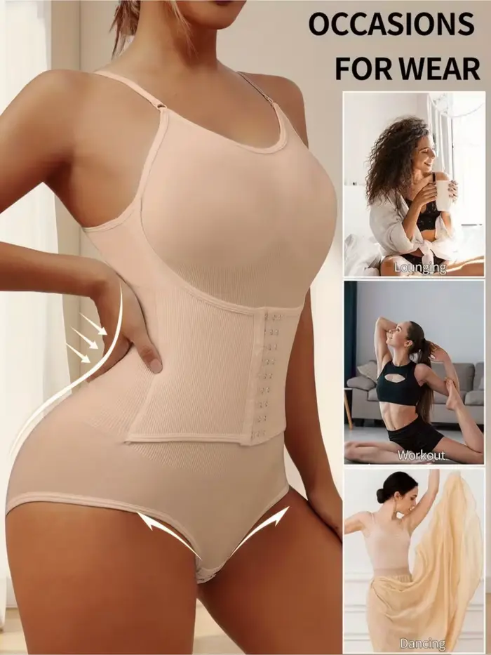 Body sculptant uni pour femme — Gaine amincissante ventre plat