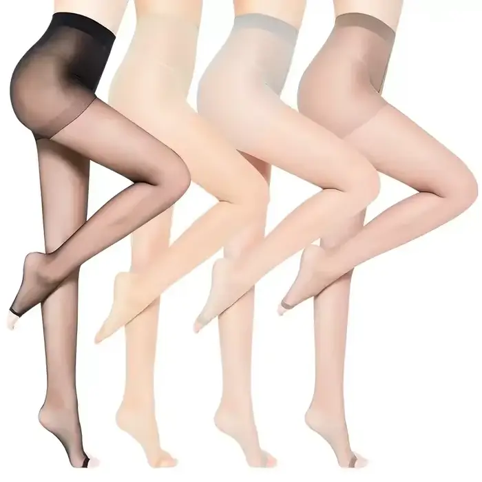 Femmes collants deux orteils Ultra-mince Nylon cuisse haute bas