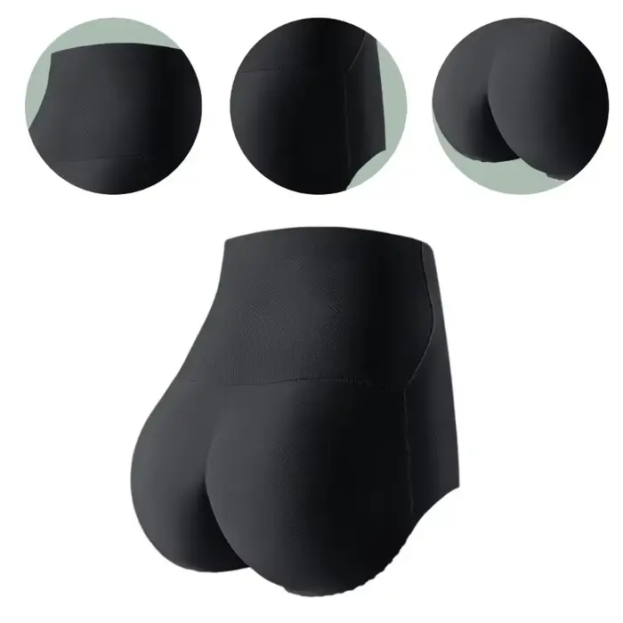 Femmes bout à bout rembourré contrôle culotte hanche rehausseur sous-vêtements Bodyshaper