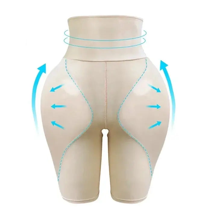 Culotte gainante pour femme avec coussinets pour les hanches