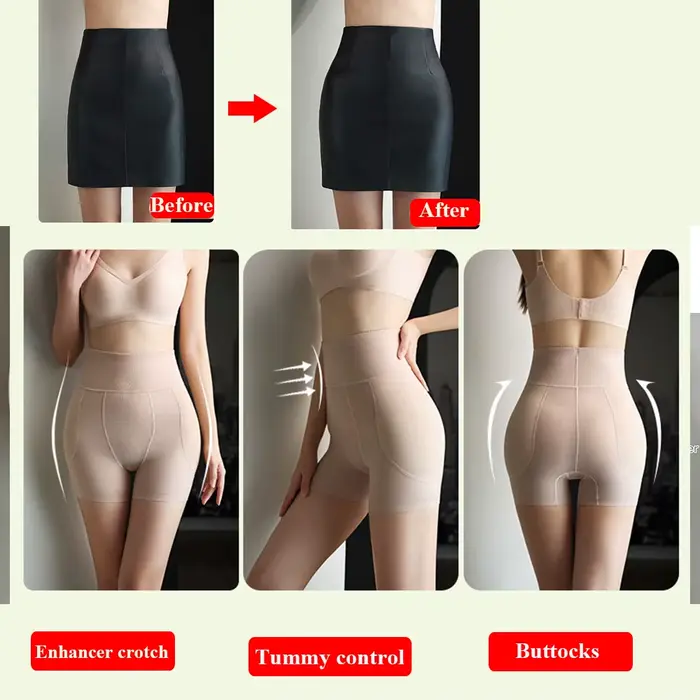 Culotte rehausseur de fesses taille haute pour femme