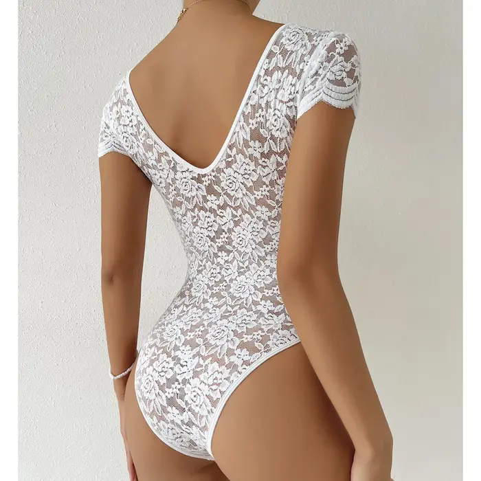 Body Sexy à manches courtes pour femmes