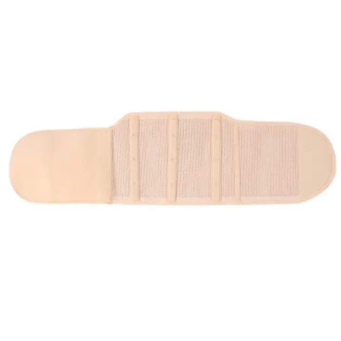 Ceinture de maintien post-partum magnétique en maille fine réglable, gaine amincissante sans couture