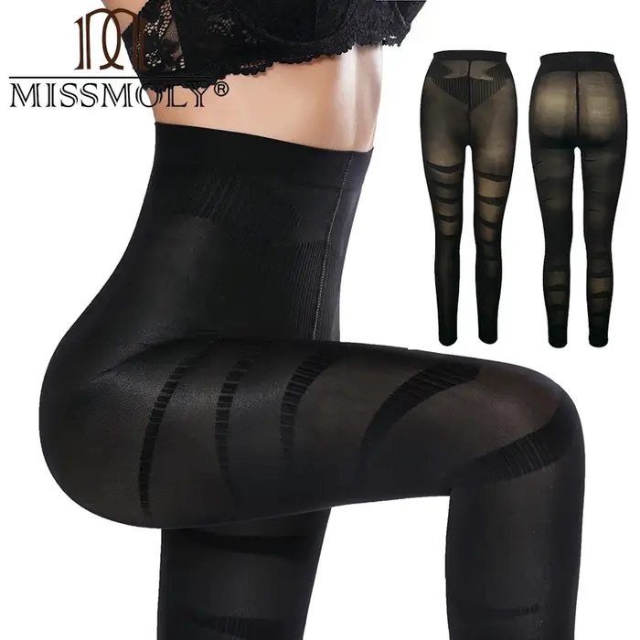 MISSMOLY jambe minceur corps Shaper Anti Cellulite Compression Leggings taille haute ventre contrôle