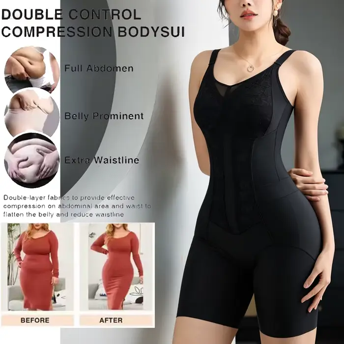 Body sculptant pour femme avec contrôle abdominal