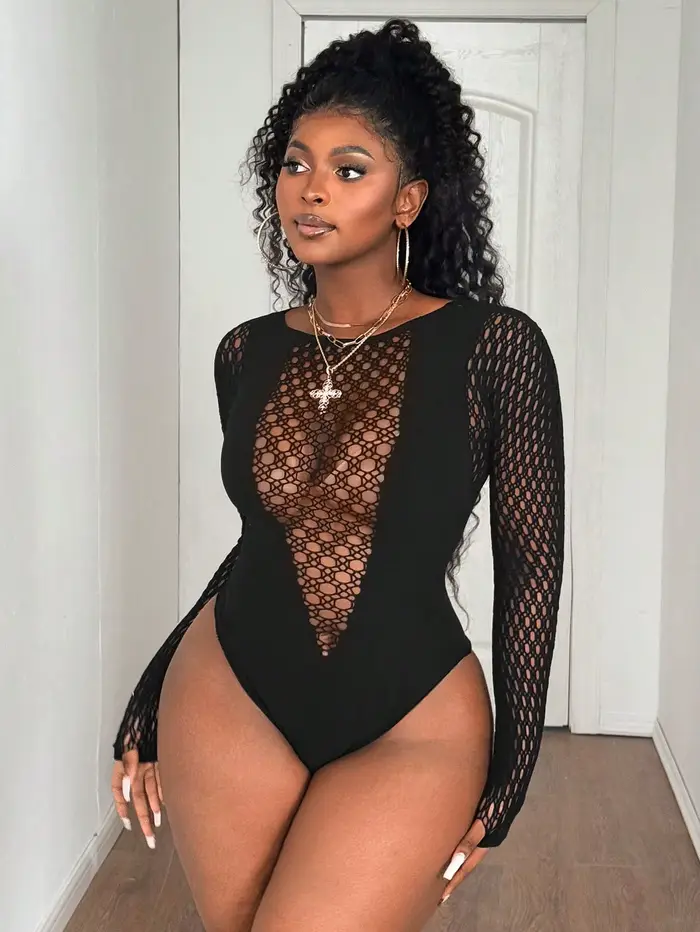 Body moulant sexy grande taille pour femme