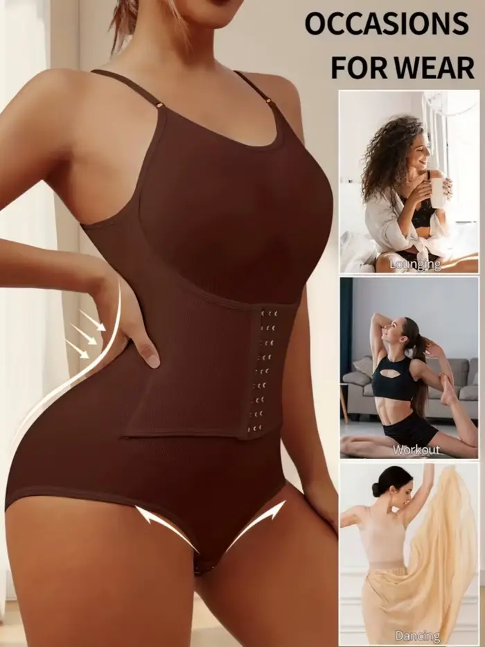 Body sculptant uni pour femme — Gaine amincissante ventre plat