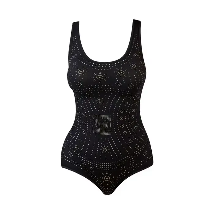Femmes sans couture confortable Body Shaper imprimé grande taille ventre contrôle Shapewear ventre p