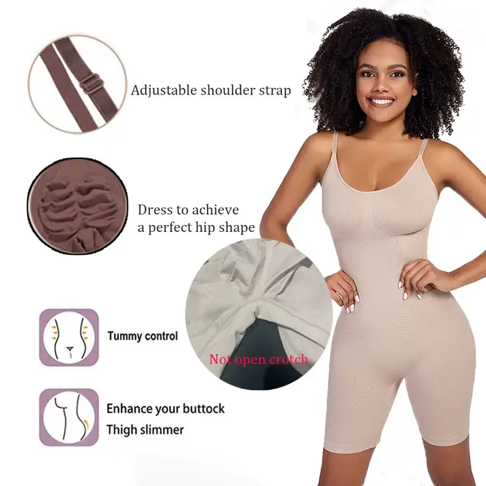 Shapewear Stree combinaison femmes ventre contrôle corps Shaper Body sangle réglable Shapers coupe ajustée