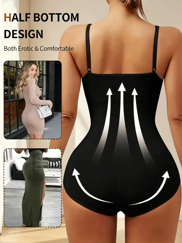 Body sculptant uni pour femme — Gaine amincissante ventre plat