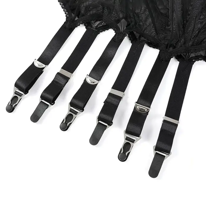 Porte-jarretelles taille haute pour femme