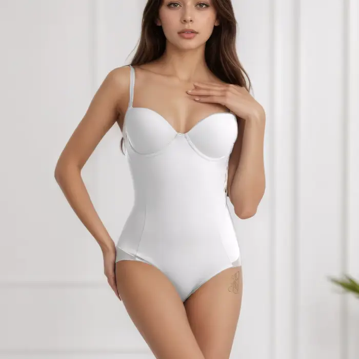 Naisstoo femmes Shapewear Body pour contrôle du ventre sans couture corps Shaper string combinaison soutiens-gorge