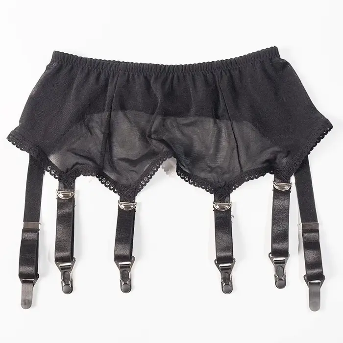Porte-jarretelles taille haute pour femme