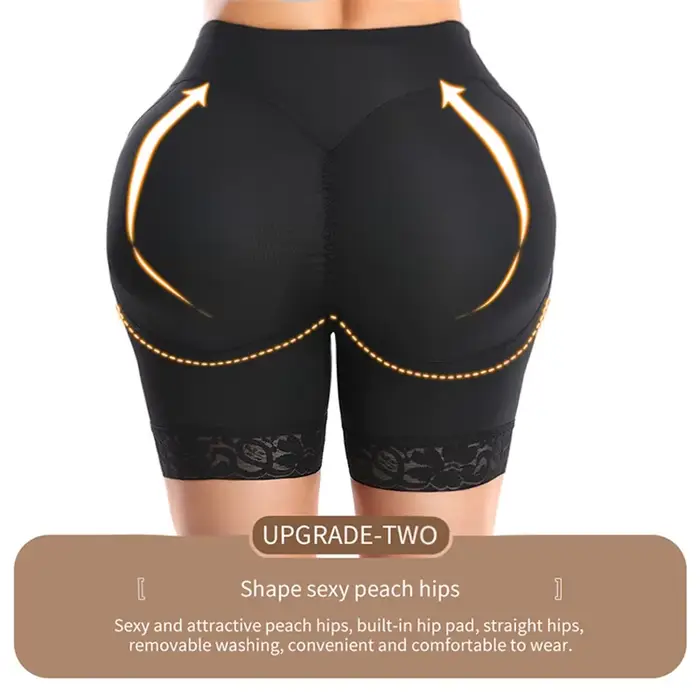 Bout à bout Shapewear Shorts femmes faux butin hanche rehausseur corps Shaper taille formateur ventre contrôle culotte gaine amincissante Fajas