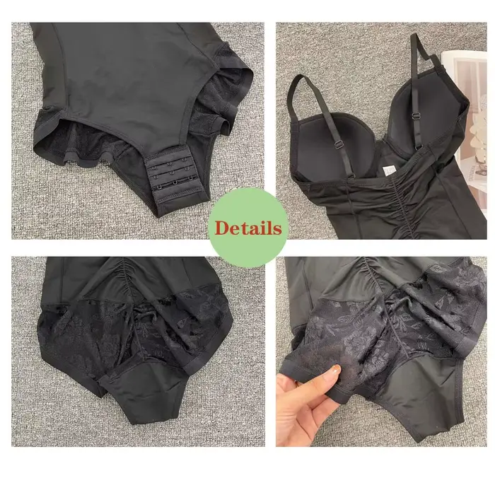 Body sculptant pour femme avec soutien-gorge intégré