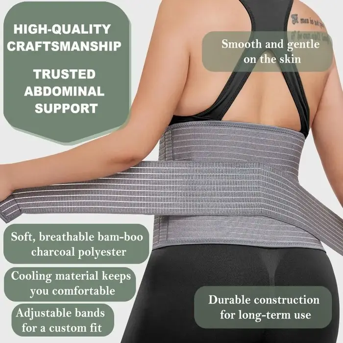 Classeur abdominal post-chirurgical respirant