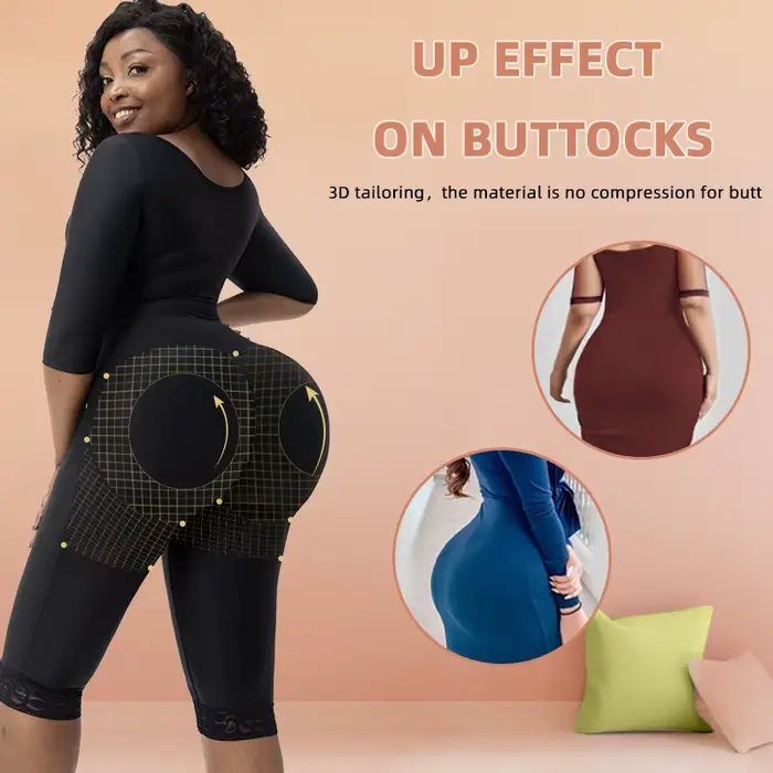 360 ° Body complet Lipo post-op récupération Shapewear